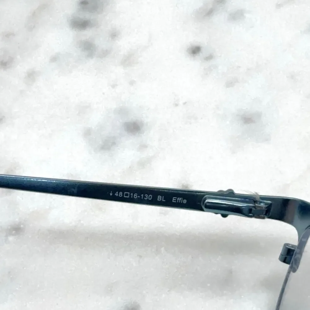 Lilly Pulitzer BL Effie Blue Youth Oval Eyeglasses Frames Only 48-16-130